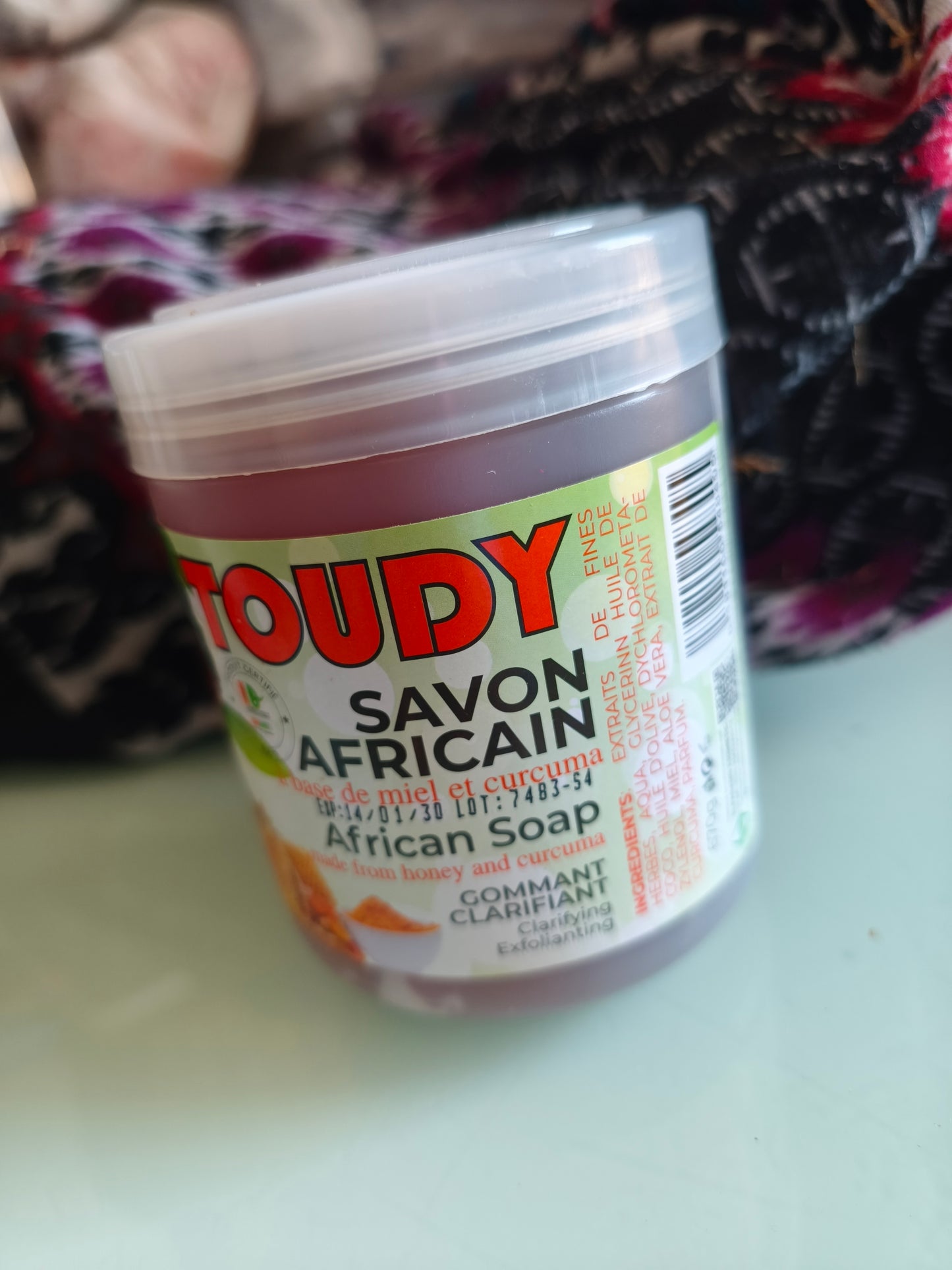 Savon Toudy au curcuma et au miel